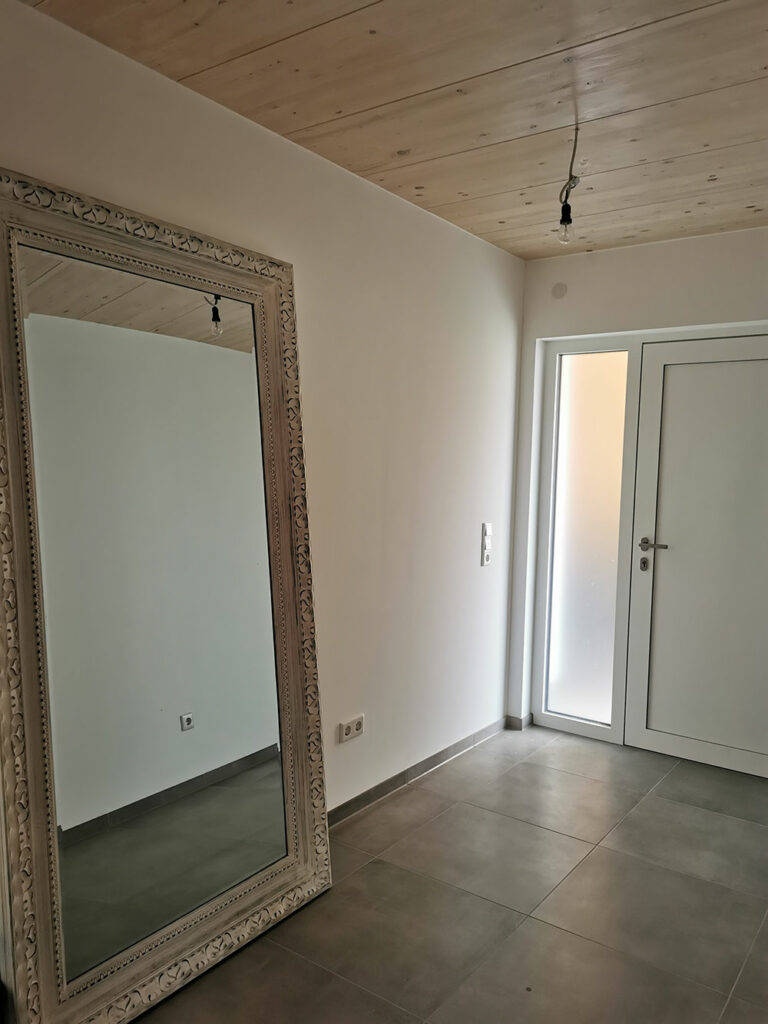 KR Wohnbau, Doppelhaushälfte, Eingangsbereich, Uffenheim