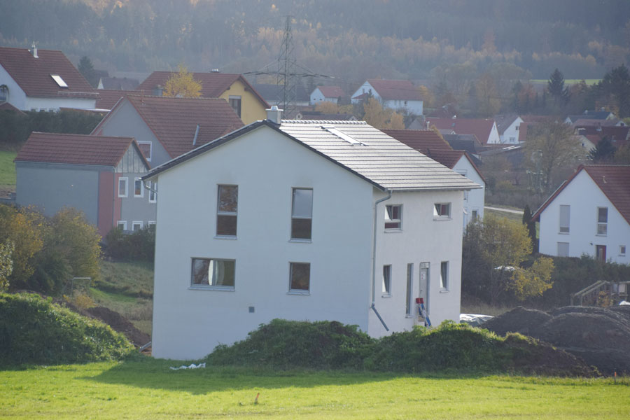 KR Wohnbau, Einfamilienhaus mit Praxisräumen, Oberdachstetten
